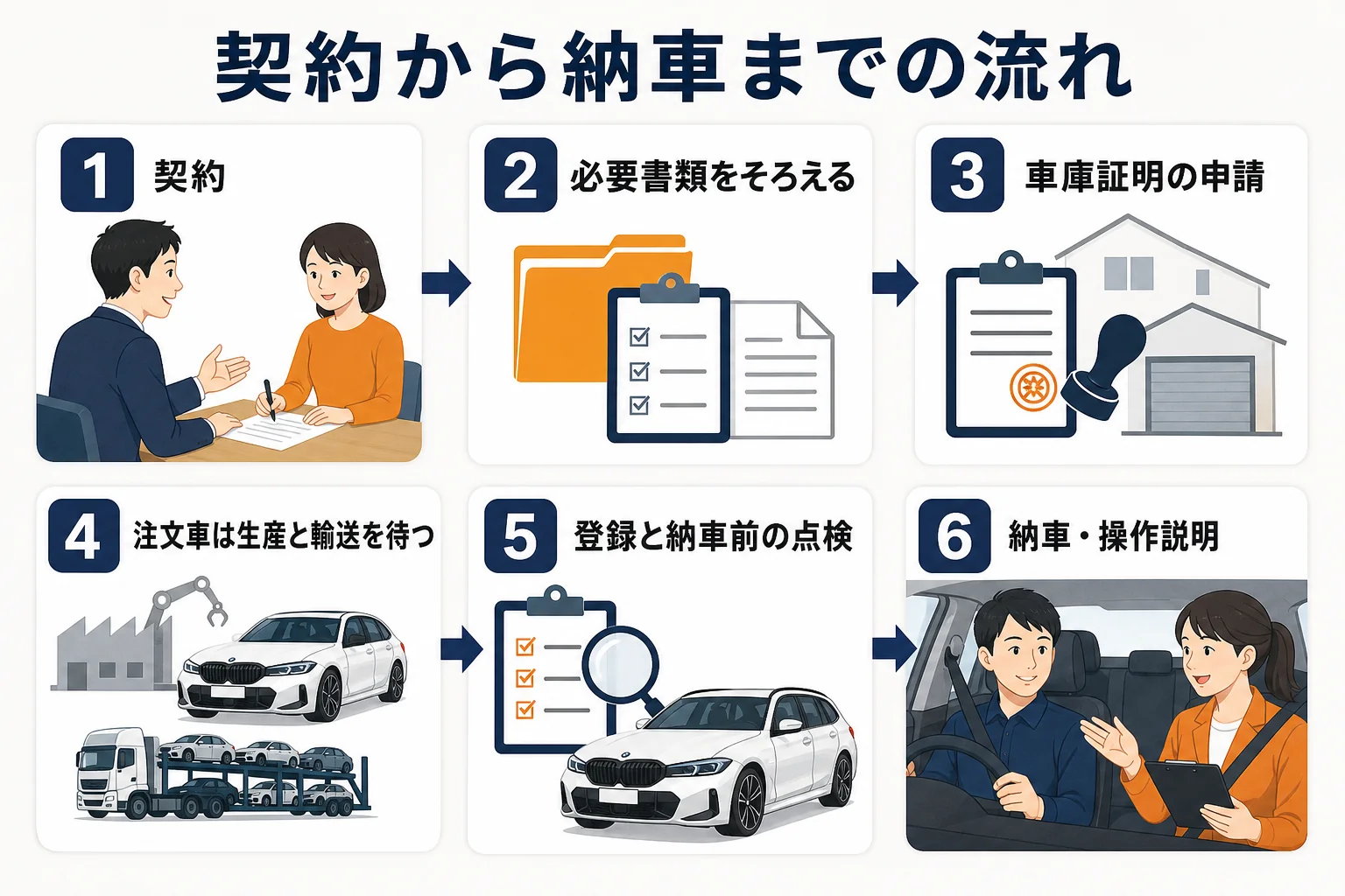 BMW 3シリーズの契約から納車までの流れ